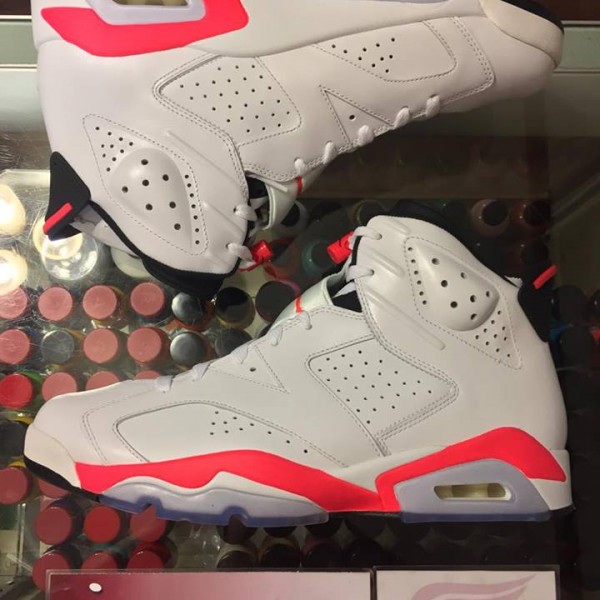 2014 Nike Air Jordan VI White Infrared Men