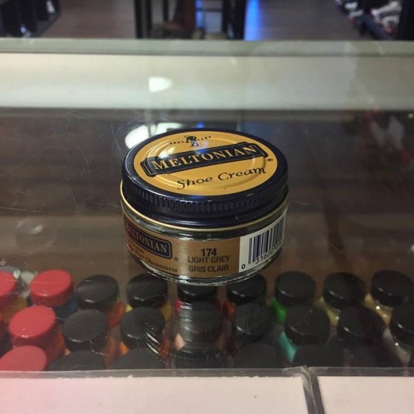 Meltonian Boot & Shoe Cream Polish Light Grey #174