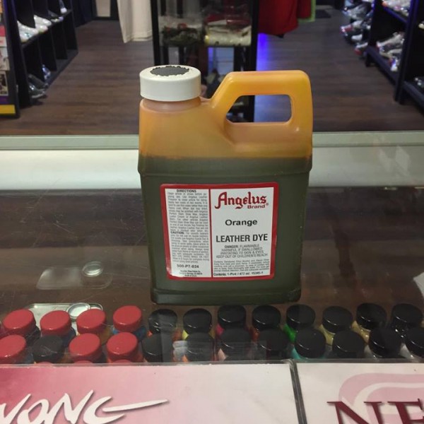 Angelus Orange Leather Dye 1 Pint