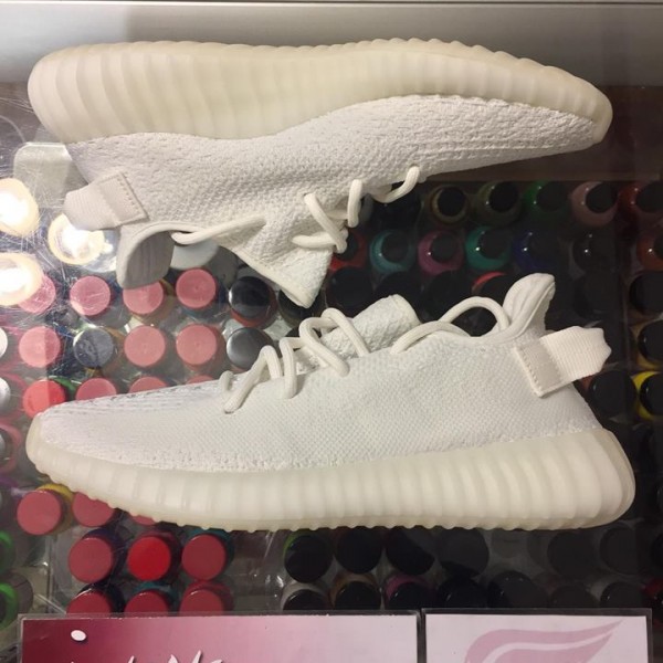 2017 Adidas Yeezy Boost 350 V2 Cream Triple White Youth