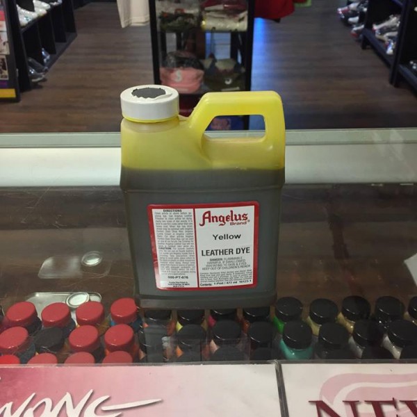Angelus Yellow Leather Dye 1 Pint