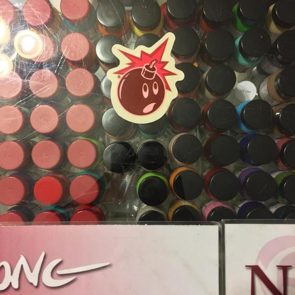 2010 Hundreds Small Bomb Red Sticker