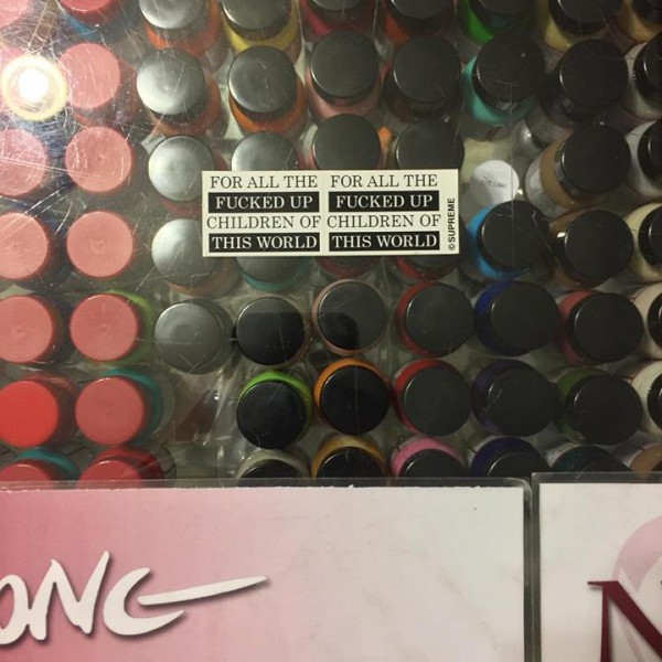 2010 Sup For All The Fucked Up Children Of This World Pack Of 2 Sticker