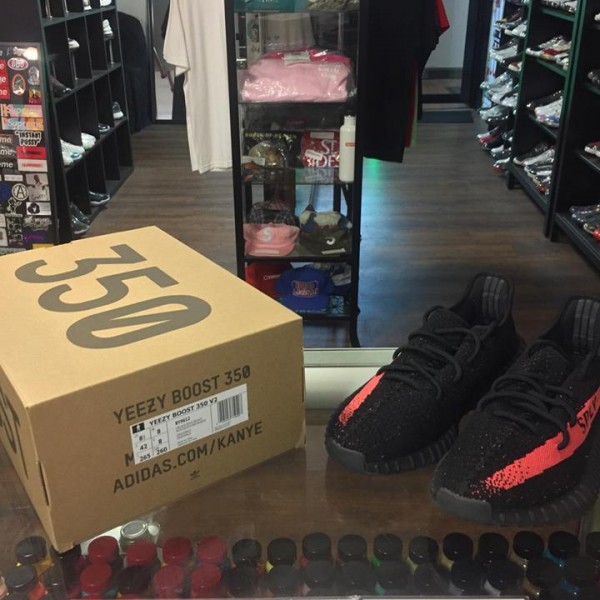 2016 Adidas Yeezy Boost 350 V2 Black Red
