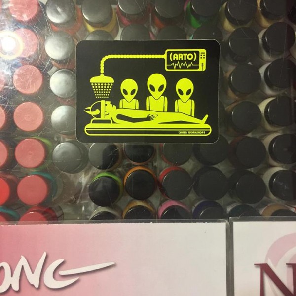 Alien Workshop Arto Sticker