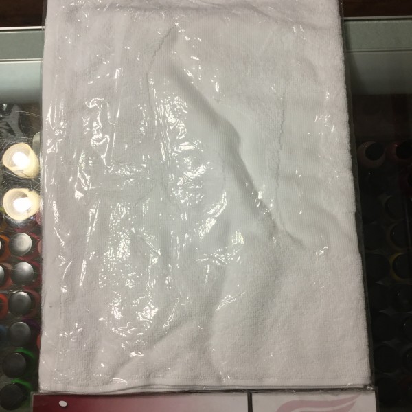 2017 Sup Terry Towel Logo Hand Towel White