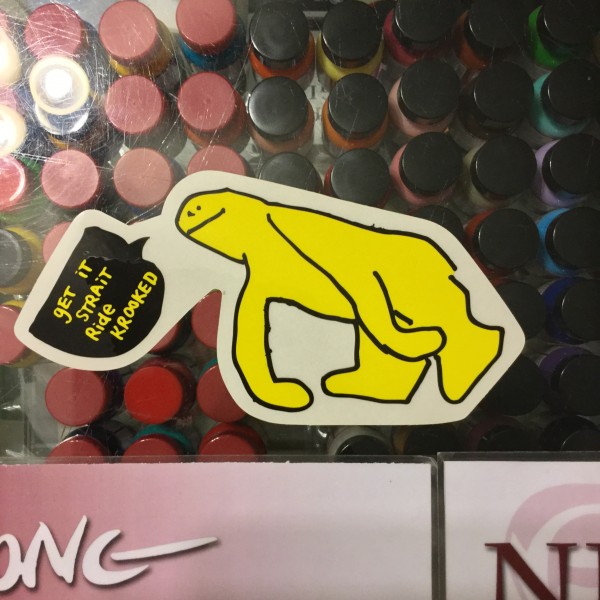 2017 Krooked Sticker Get It Strait Ride Krooked