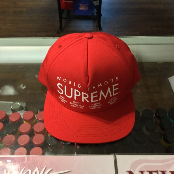 2015 Sup International World Famous 5-Panel Snapback Red