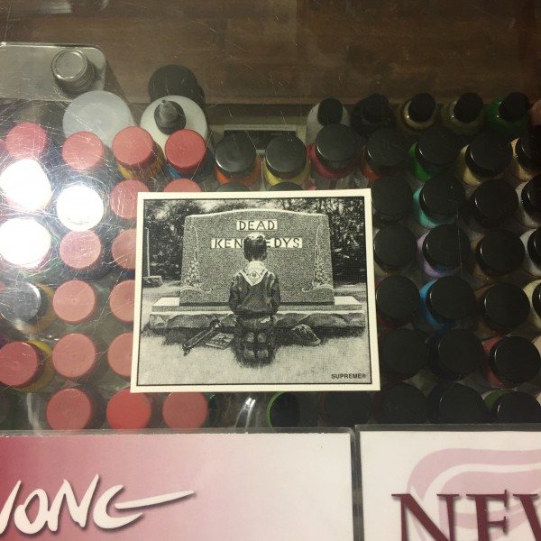 2014 Sup Dead Kennedys Gravestone Sticker