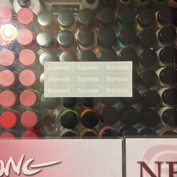 2014 Box Logo 3M Reflective Silver Sticker