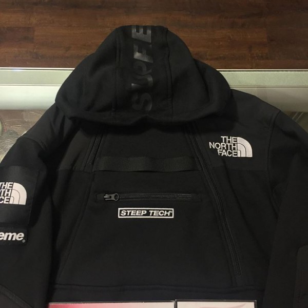 2016 Sup The North Face TNF Steep Tech Hoodie Black