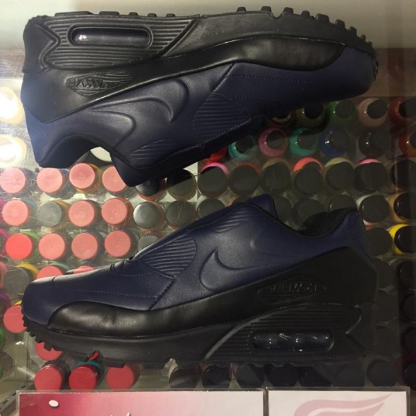 2015 Nike Air Max 90 Sacai Obsidian Youth