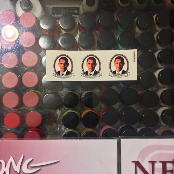 2017 Barack Obama Pack Of 3 Sticker