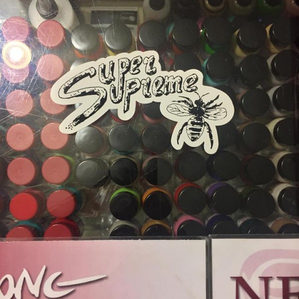 2017 Super Sticker White