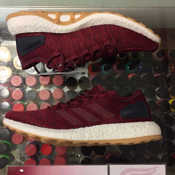 2016 Adidas Pure Boost Burgundy 