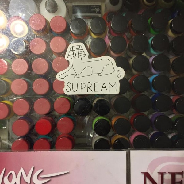 2013 Sup Sphinx Sticker White