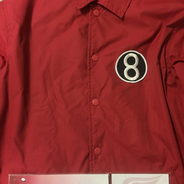 2012 Sup Coach Jacket 8 Ball Red