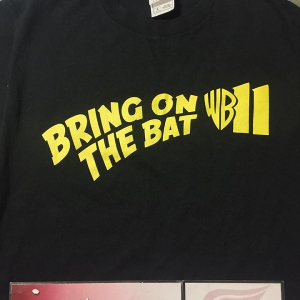 2016 The Batman Bring On The Bat Mets Tee Black