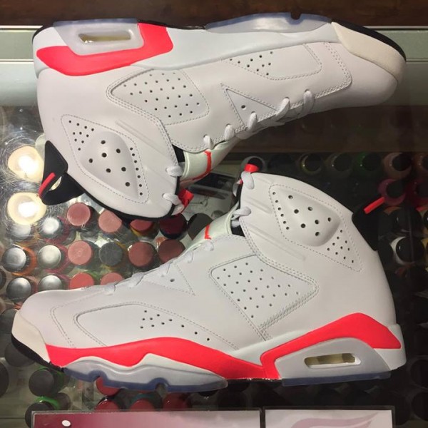 2013 Nike Air Jordan VI White Infrared B Grade