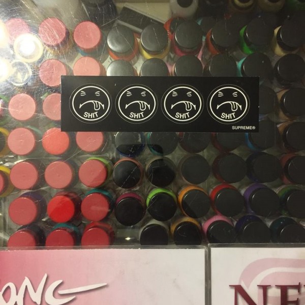 2017 Shit Sad Pack Of 4 Sticker Black