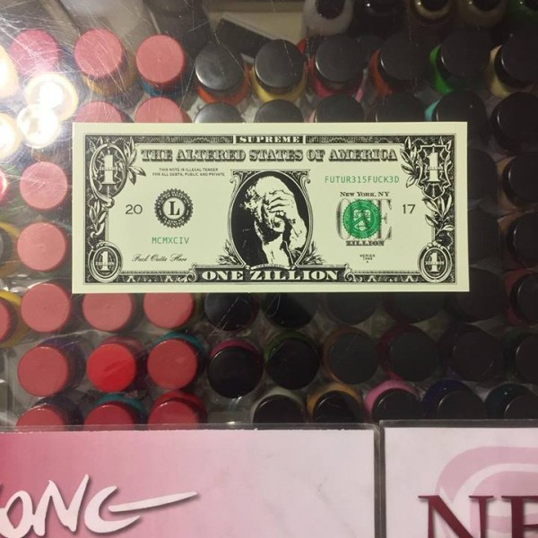 2017 Sup Dollar Sticker