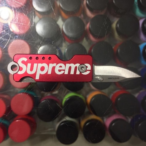 2017 Sup Quiet Carry Knife Red