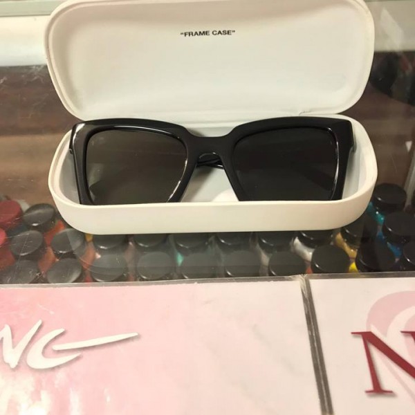 2017 Off White Virgil Abloh X Warby Parker Large Sunglasses Black