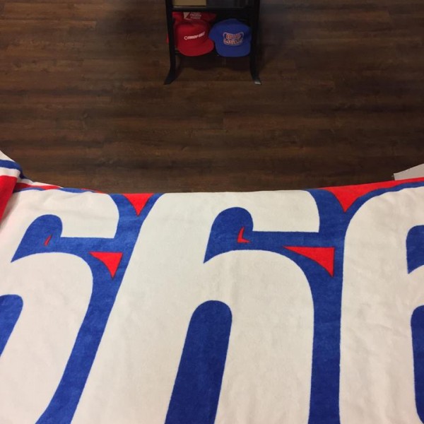 2017 Sup 666 Beach Towel White