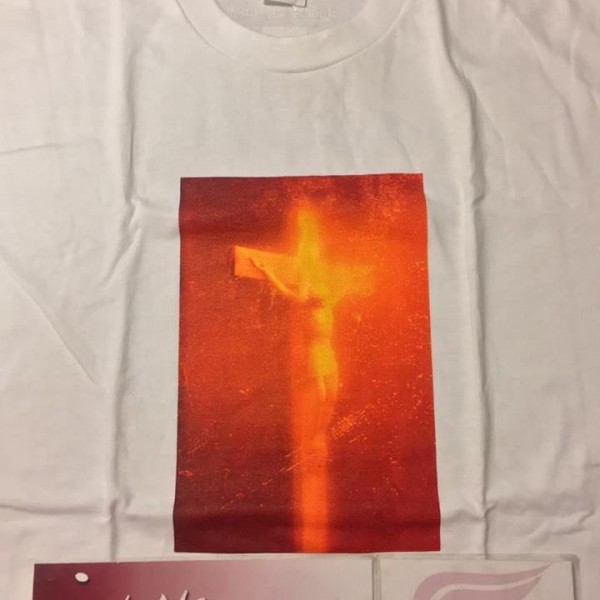 2017 Sup Piss Christ Tee White