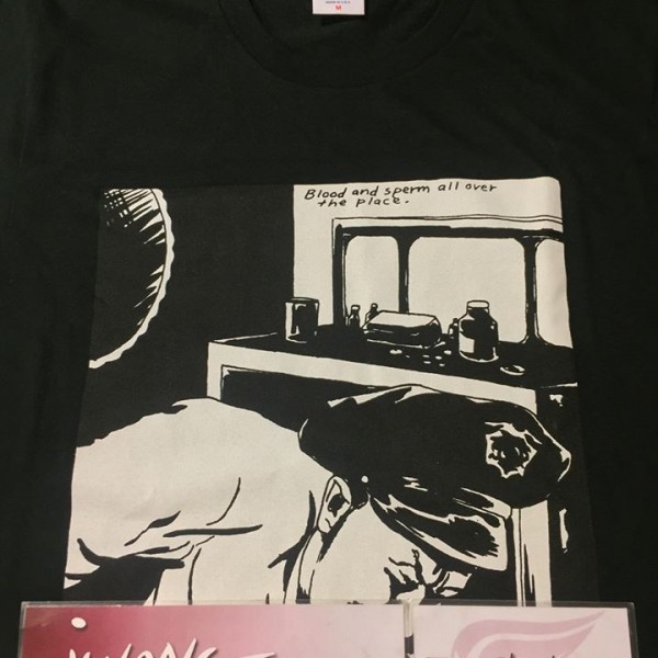 2014 Sup Raymond Pettibon Blood And Sperm All Over The Place Tee Black