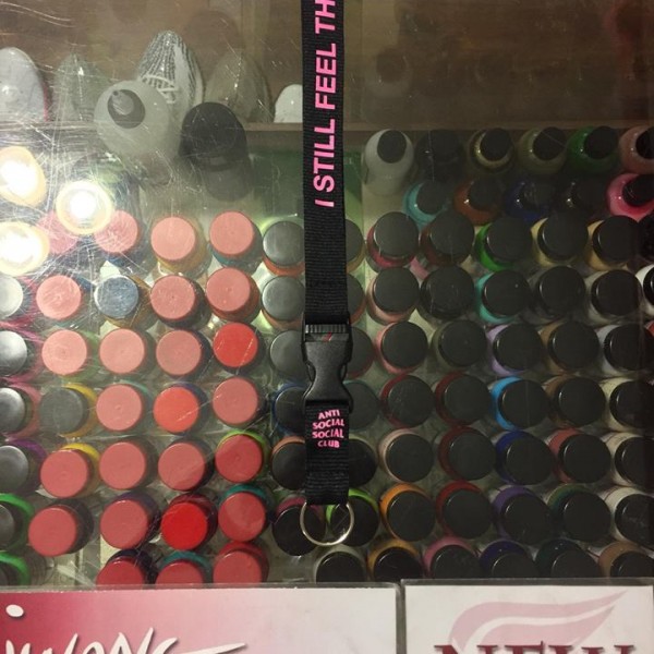 2017 Anti Social Social Club Lanyard I Still Feel The Same Choke Yourself