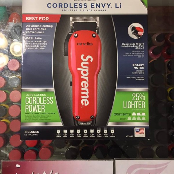 2017 Sup Andis Cordless Envy Li Adjustable Blade Clipper