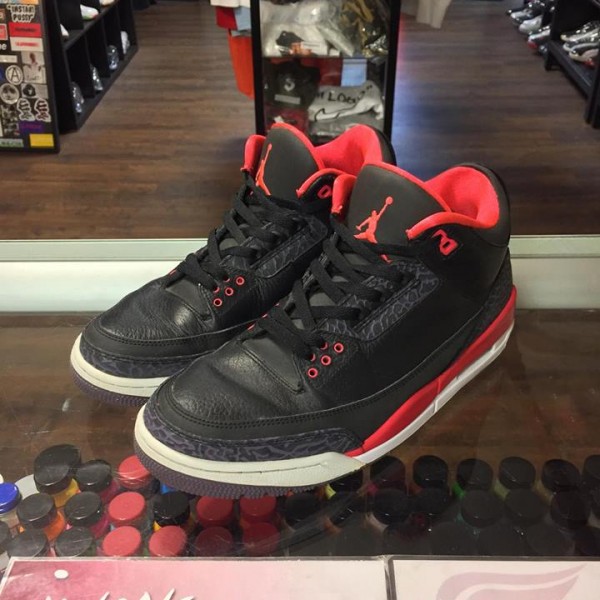 2012 Nike Air Jordan III Crimson 