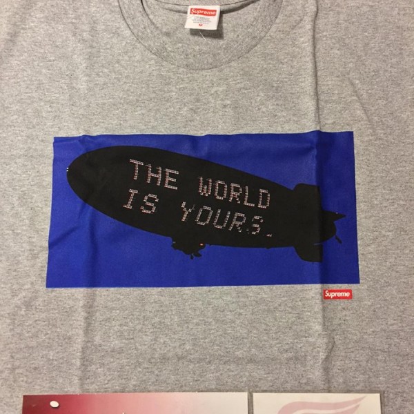 2017 Sup Scarface Blimp Tee Heather Grey