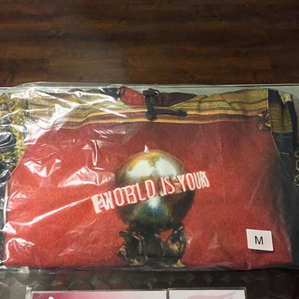 2017 Sup Scarface The World Is Yours Hooded Sweatshirt Digi