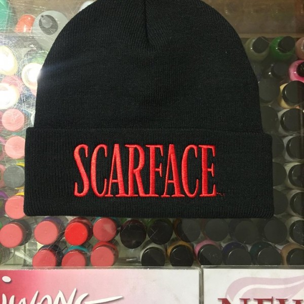 2017 Sup Scarface Beanie Black