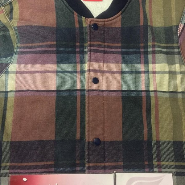 2014 Sup Plaid Varsity Jacket