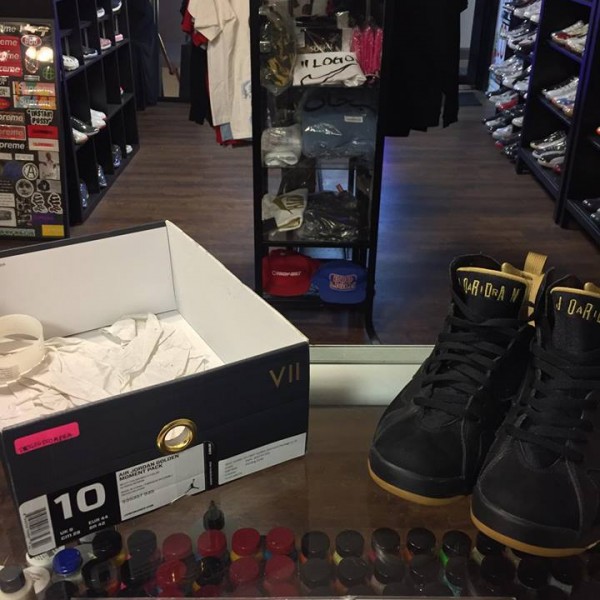 2012 Nike Air Jordan VII GMP Golden Moment Package