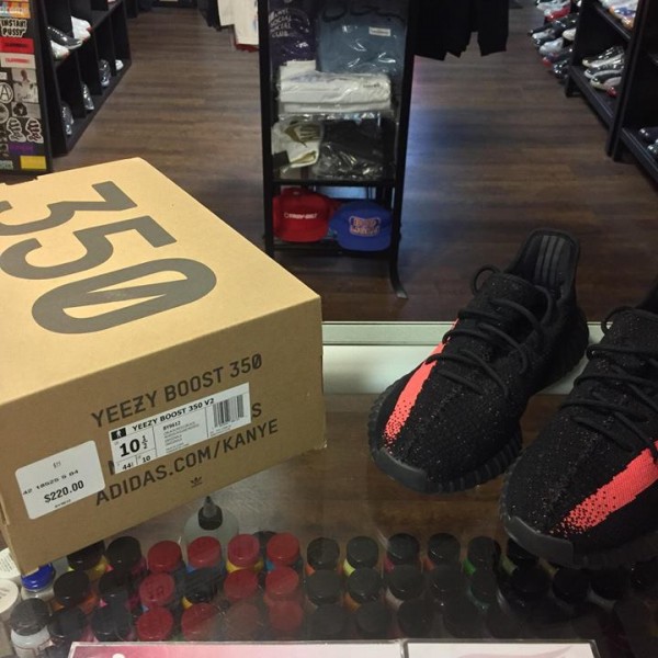 2016 Adidas Yeezy Boost 350 V2 Black Red