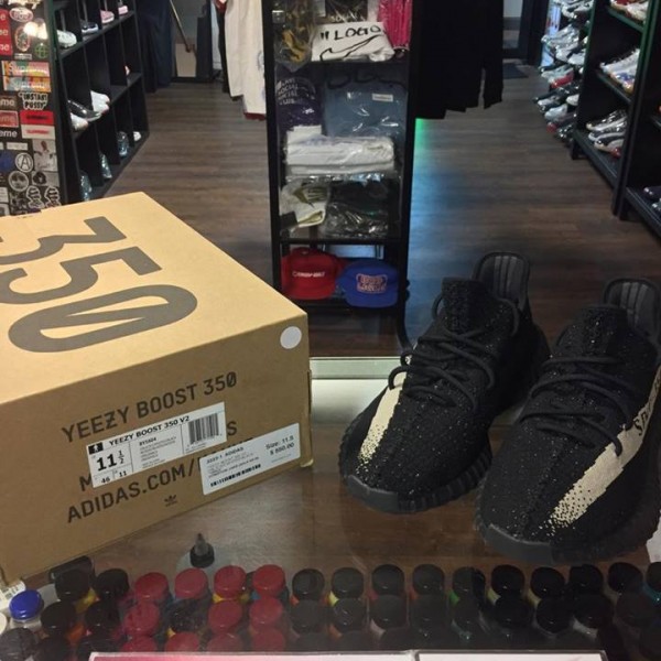 2016 Adidas Yeezy Boost 350 V2 Black White Men