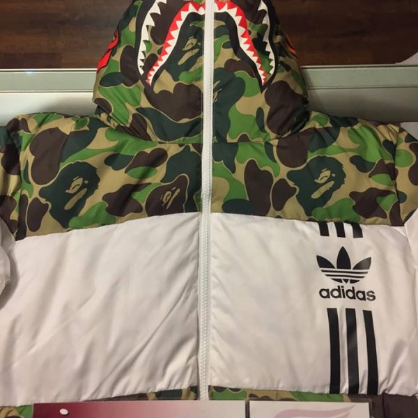 2016 Bape Adidas Puffer ID96 Jacket 