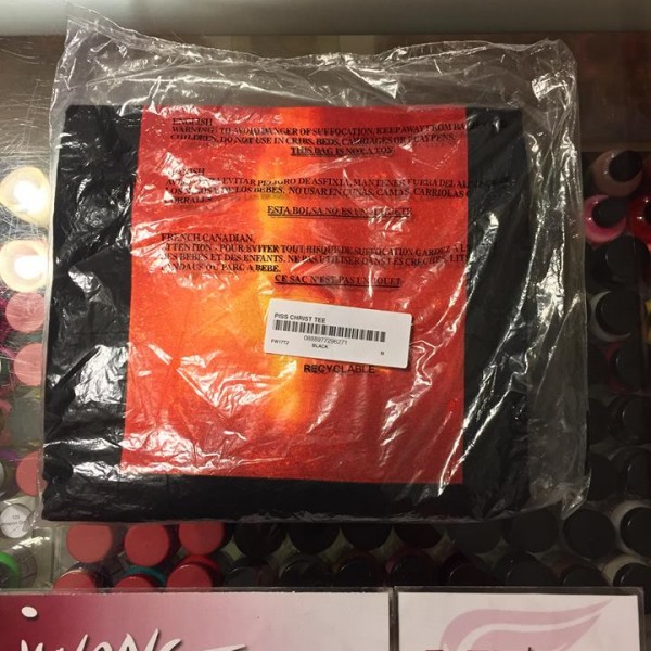 2017 Sup Piss Christ Tee Black