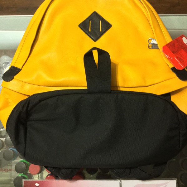 2017 Sup x The North Face Leather Backpack Yellow