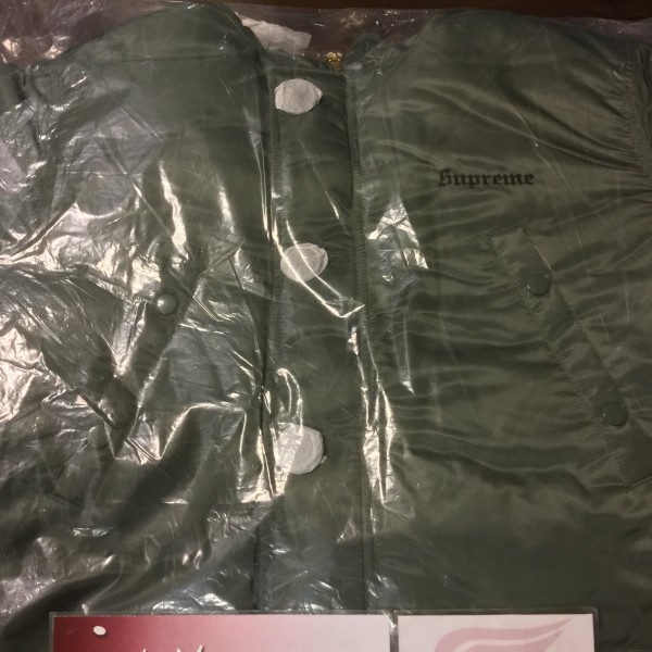2017 Sup Reflective Cross N-3B Parka Olive