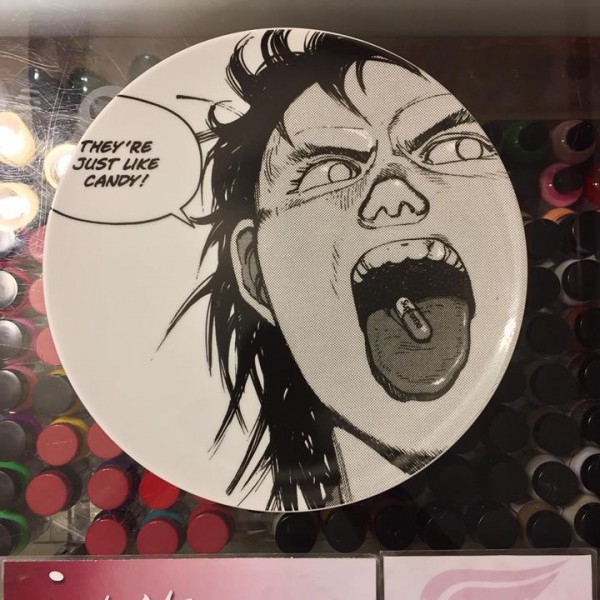 2017 Sup Akira Pill Ceramic Plate