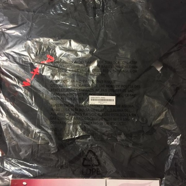 2017 Sup Akira Fishtail Parka Black