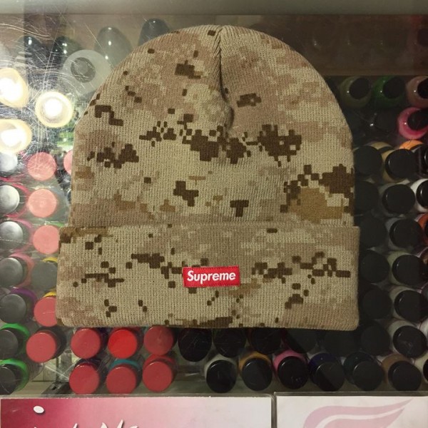 2017 Sup Digi Camo Beanie Tan Digi Camo