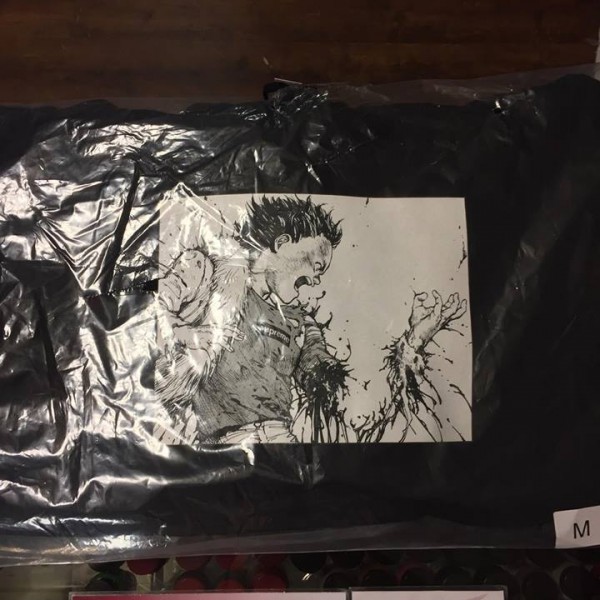 2017 Sup Akira Arm Hooded Sweatshirt Black