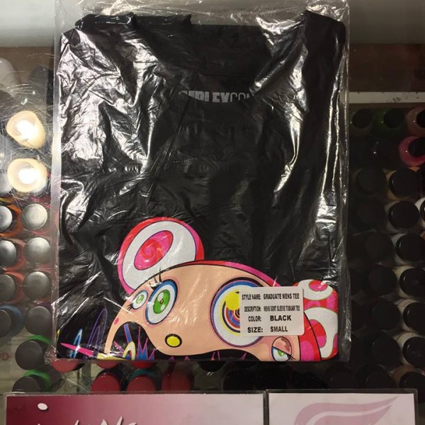 2017 Takashi Murakami Complexcon Graduation Tee Shirt Black