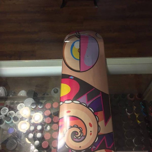 2017 Takashi Murakami Complexcon Face Skate Deck